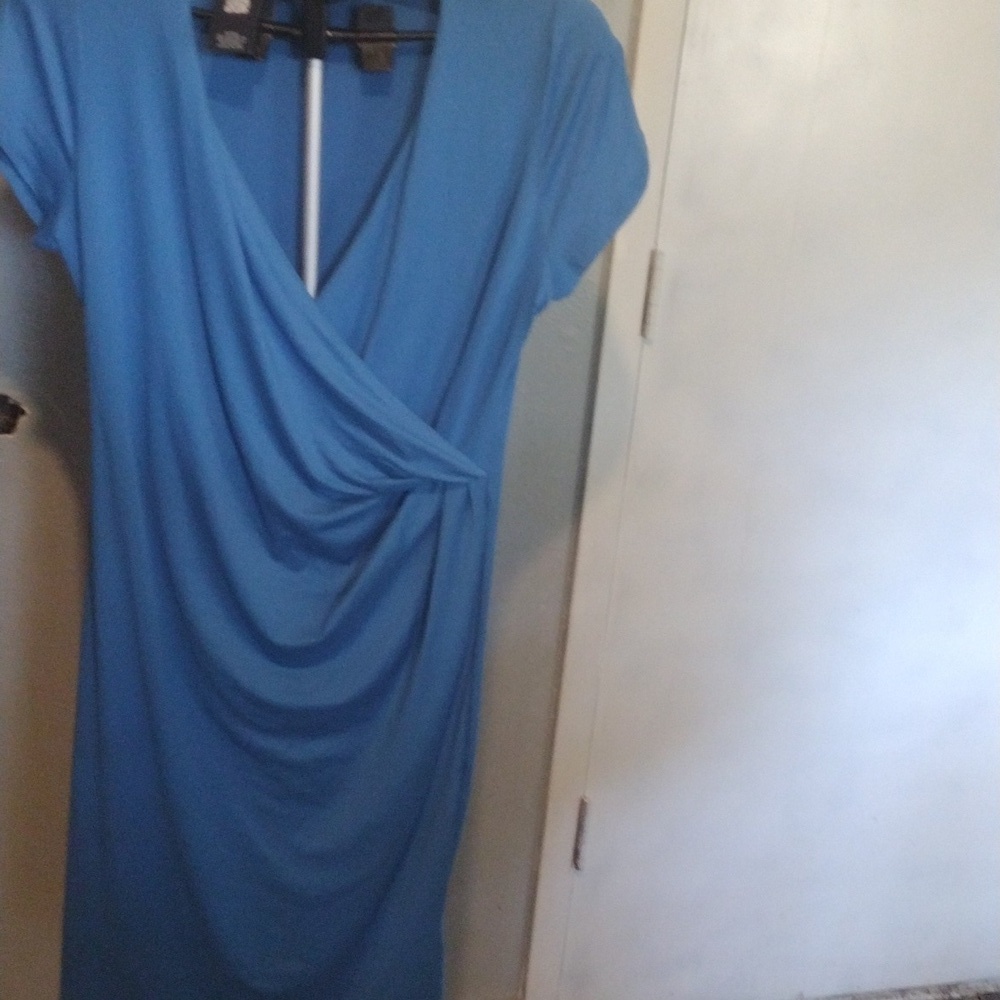 24Seven Luxe Blue Dress – Effortless Elegance & Comfort, Women’s Size XL NWT - Picture 2 of 8